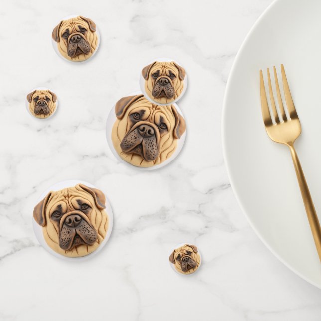 Bullmastiff 3D Inspired Confetti (Group)