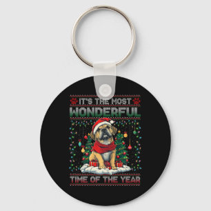 Bullmastiff Christmas Tree Decorations Dog Lover X Key Ring