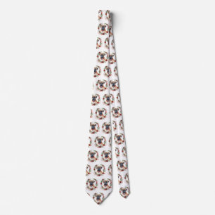 Bullmastiff Christmas Wreath Festive Pup Tie