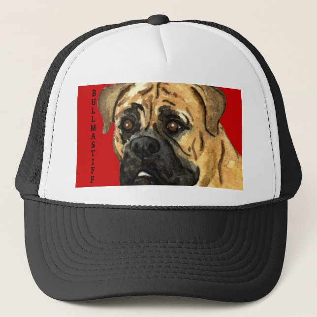 Bullmastiff Colour Block Trucker Hat (Front)