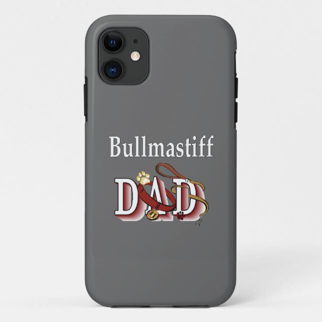 Bullmastiff Dad Case-Mate iPhone Case (Back)