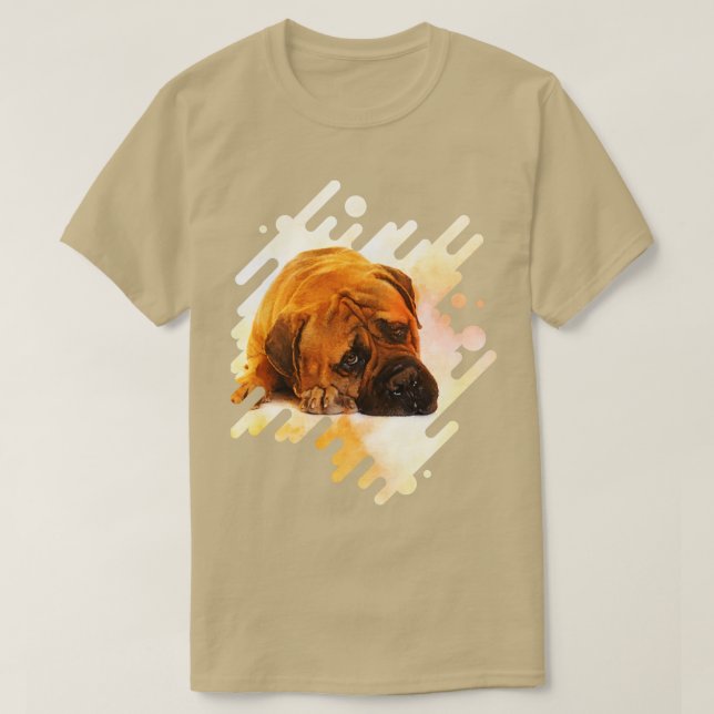 Bullmastiff dog 8  T-Shirt (Design Front)