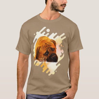 Bullmastiff dog 8  T-Shirt