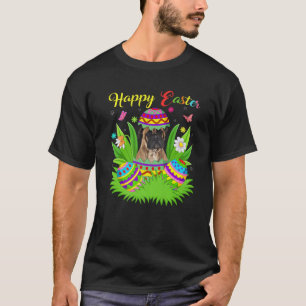 Bullmastiff Dog Lover Floral Easter Egg Bullmastif T-Shirt