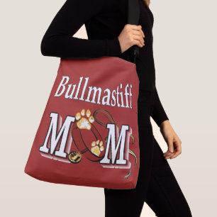 Bullmastiff Dog MOM Crossbody Bag