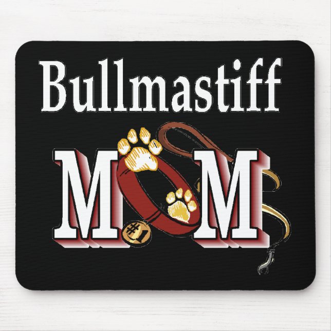 Bullmastiff Dog MOM Mouse Pad (Front)