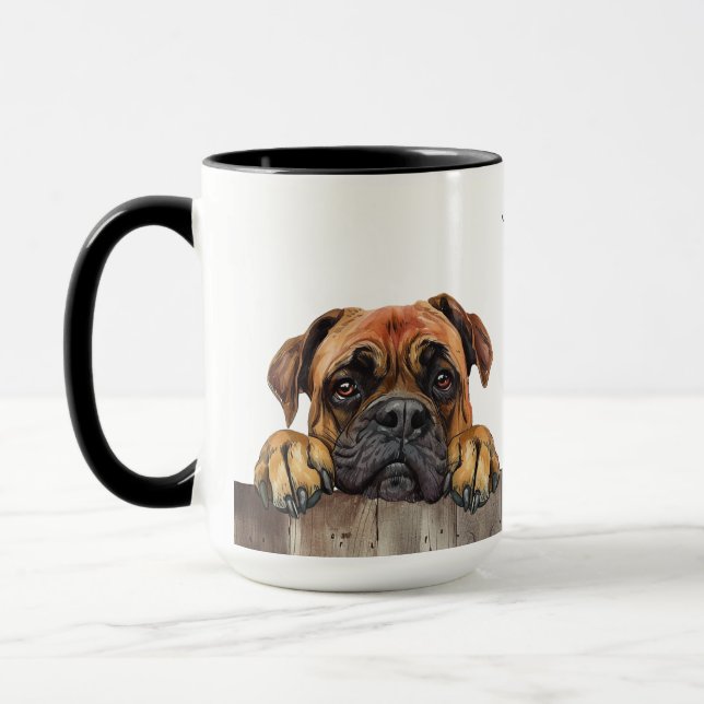 Bullmastiff Dog Mug (Left)