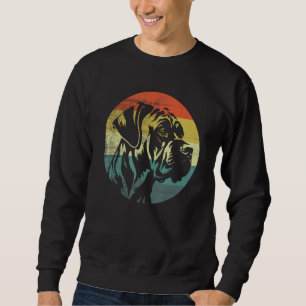 Bullmastiff Dog Retro Design Sweatshirt