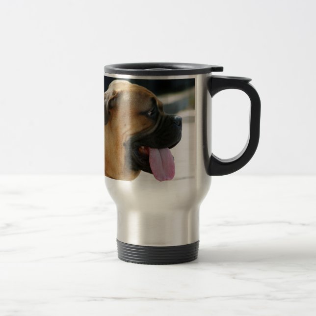 Bullmastiff Dog Travel Mug (Right)
