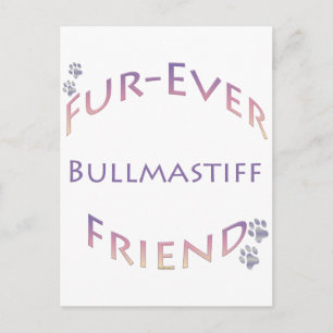 Bullmastiff Furever Postcard