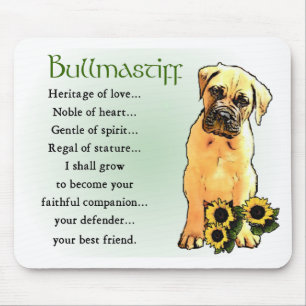 Bullmastiff Gifts Mouse Pad
