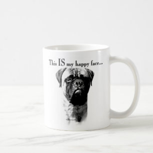 Bullmastiff Happy Face Coffee Mug