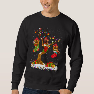 Bullmastiff In Socks Christmas Sweatshirt