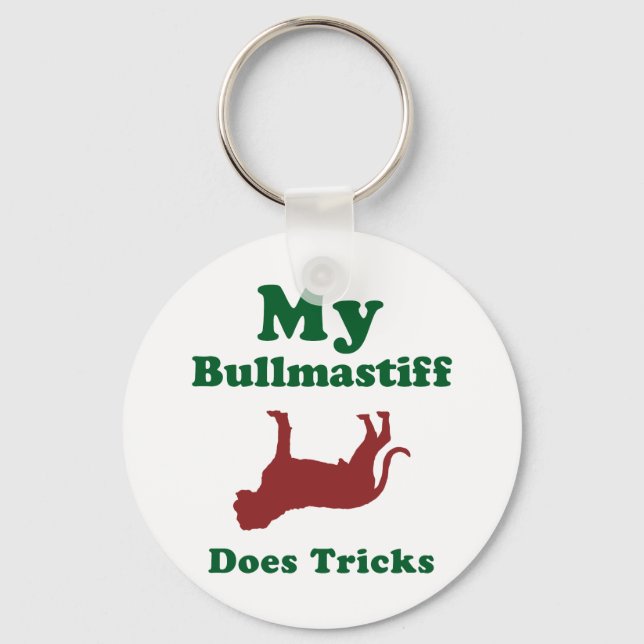 Bullmastiff Key Ring (Front)