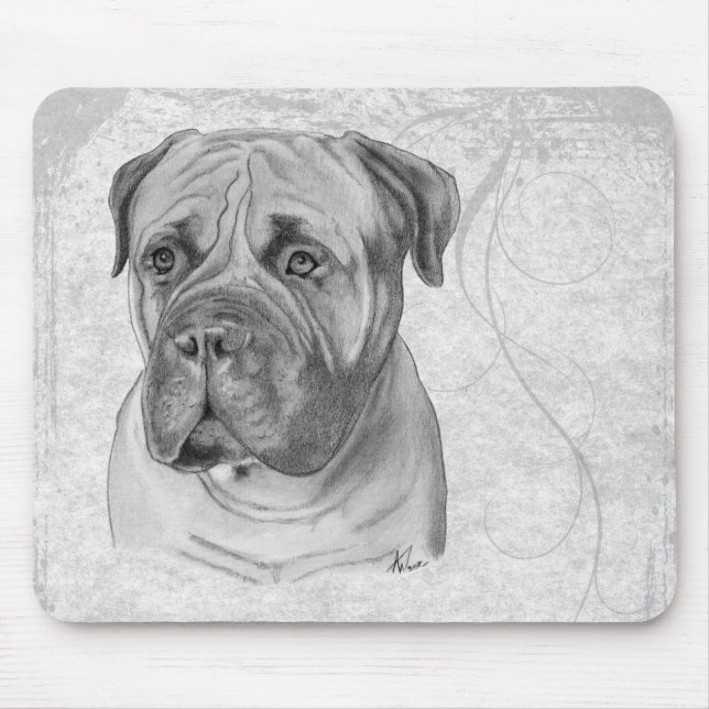 Bullmastiff Mouse Pad (Front)