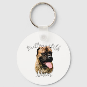 Bullmastiff Mum 2 Key Ring