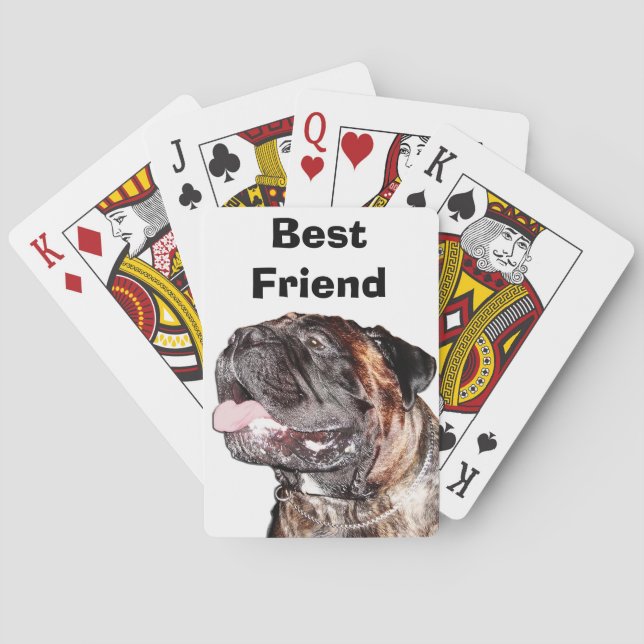 BullMastiff Playing Cards for Dog Lovers (Back)