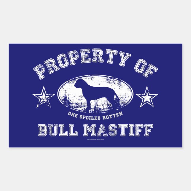 Bullmastiff Rectangular Sticker (Front)