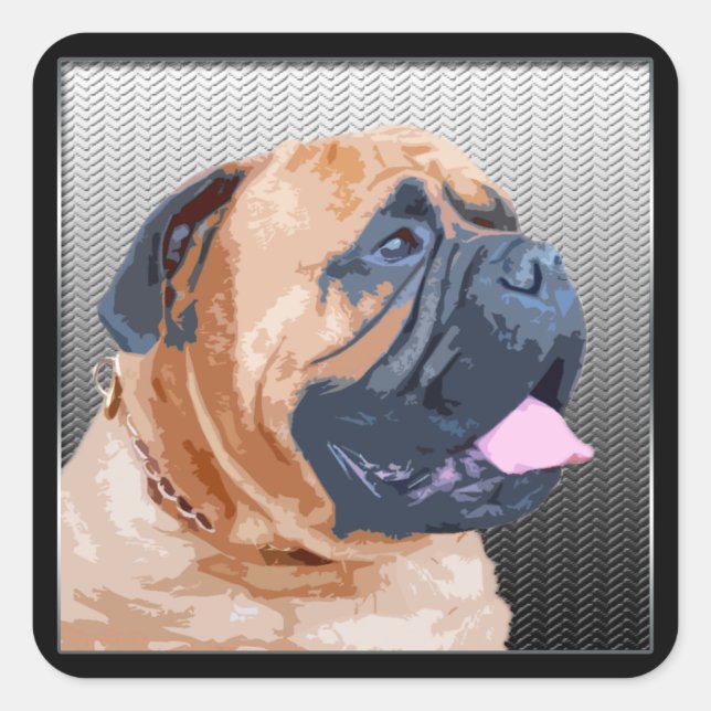 Bullmastiff Square Sticker (Front)