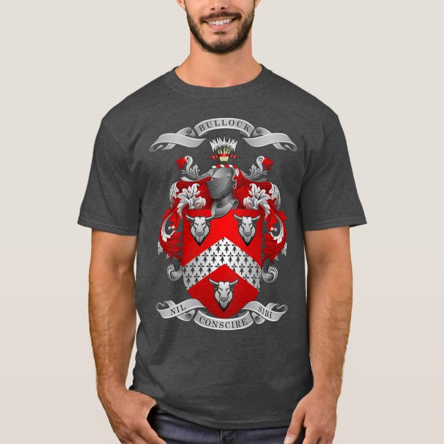 Bullock Family Crest T-Shirt (Front)