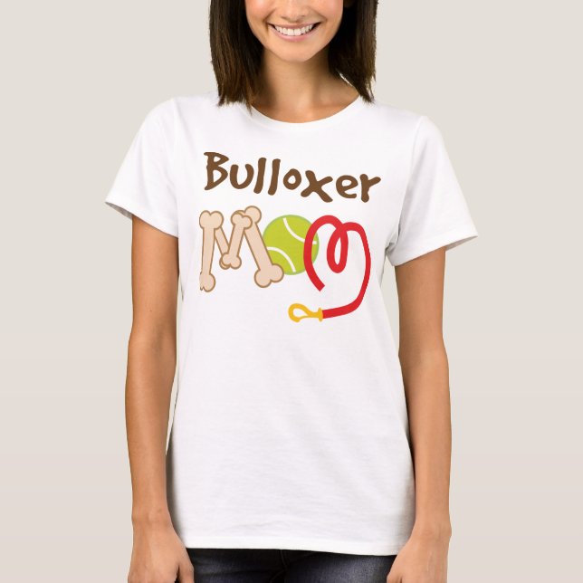 Bulloxer Dog Breed Mum Gift T-Shirt (Front)