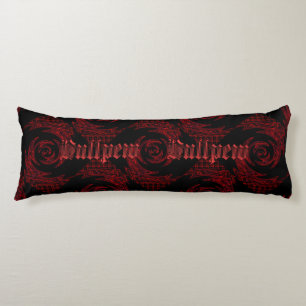 Bullpew-twirled zigzag chaos body cushion