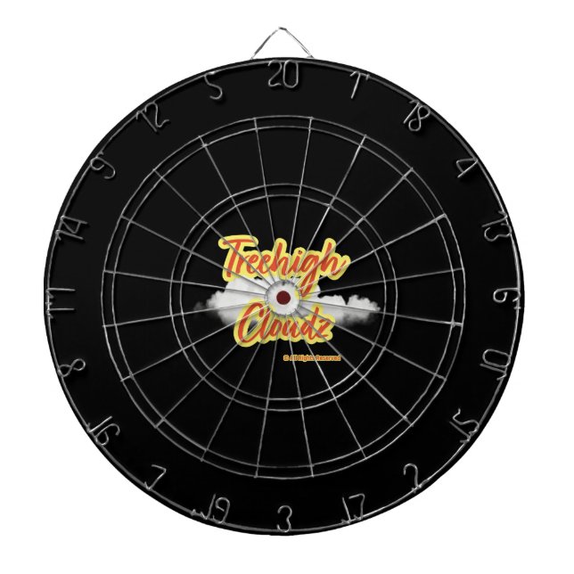 Bull's-Eye: A Treehigh Cloudz Dart Board (Front)
