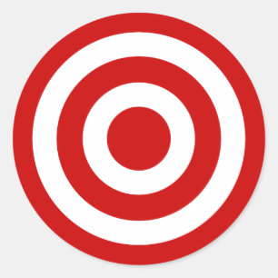 Bull's_Eye Classic Round Sticker