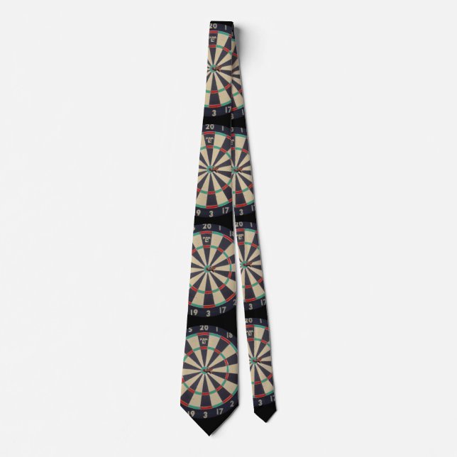 Bulls Eye On A Dartboard, Tie (Front)