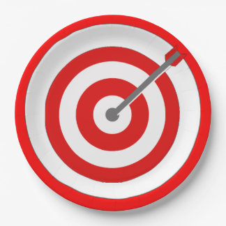 Bulls-eye Paper Plate