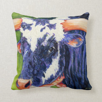 Bulls Eye Pillow - Rodeo Bull