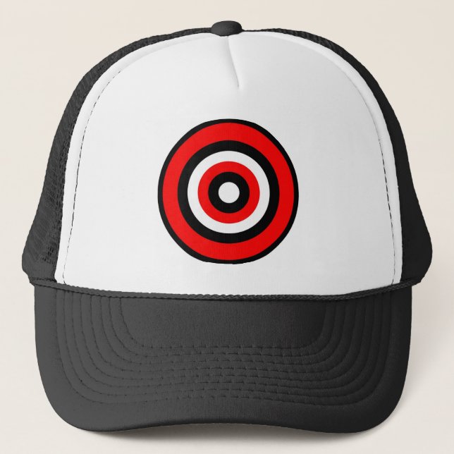 BULLS EYE TRUCKER HAT (Front)