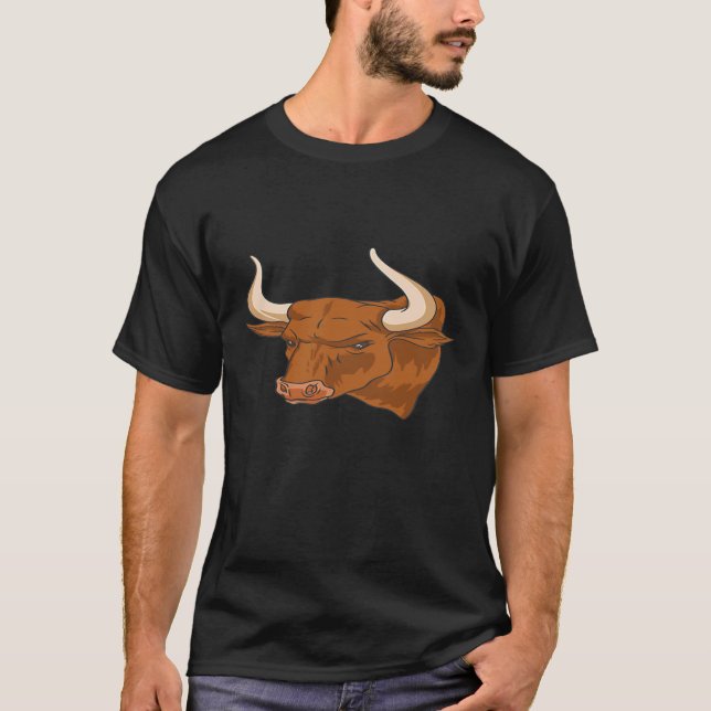 Bulls Head Bull T-Shirt (Front)