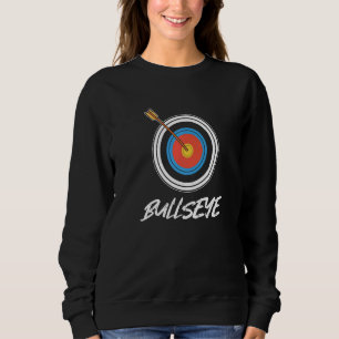 Bullseye Archery Bow And Arrow Target Ring Archer Sweatshirt