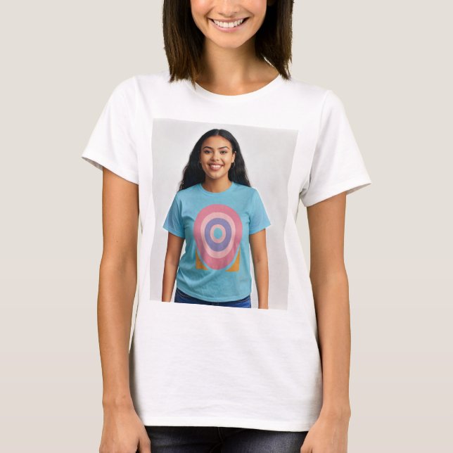 Bullseye Beauty: Women's Target Graphic Tee (Front)