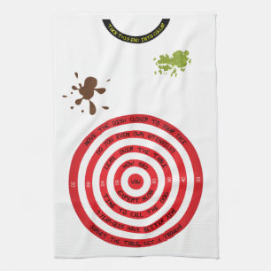 Bullseye Bib Towel