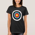 Bullseye Body Target Archery Shooter Funny T-Shirt<br><div class="desc">Bullseye Body Target Archery Shooter Funny</div>