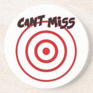 Bullseye coaster Cant Miss!