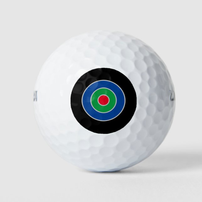 Bullseye Custom Wilson Ultra 500  Golf Balls (Front)