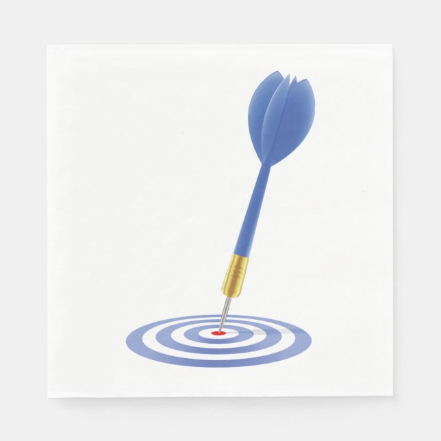 Bullseye Dart Napkin (Front)