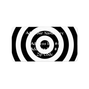 Bullseye Design Label