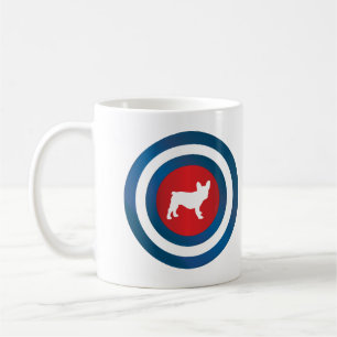 Bullseye Frenchie (b) Coffee Mug