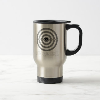 bullseye gun control travel mug