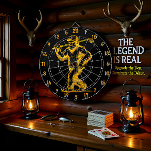 Bullseye or Bust: Bigfoot Style Dartboard