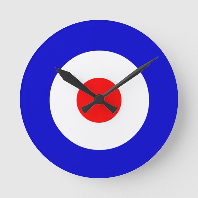 Bullseye Round Clock (Front)