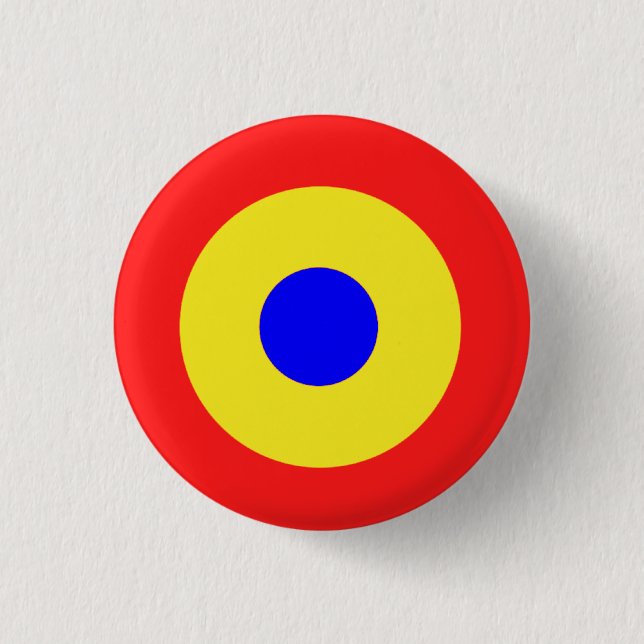 Bullseye Target 3 Cm Round Badge (Front)