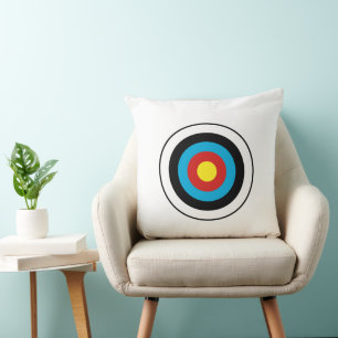 Bullseye Target Design Cushion