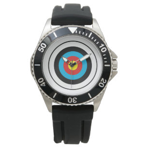 Bullseye Target Design Watch