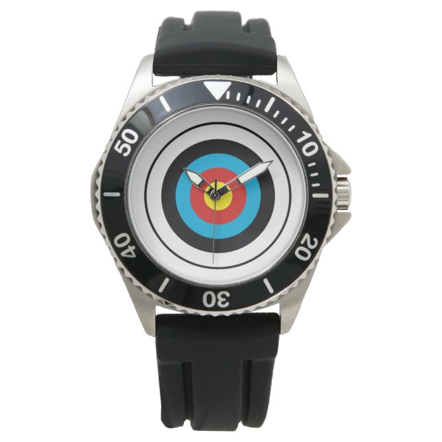 Bullseye Target Design Watch (Front)