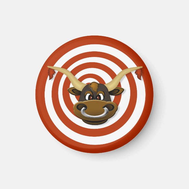 Bullseye & Target Magnetic Disc Magnet (Front)